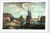 Stonehouse Bridge from Richmond Walk. Illustrations of Plymouth, Devonport, etc No.2 by GR Sartorius