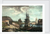 Stonehouse Bridge from Richmond Walk. Illustrations of Plymouth, Devonport, etc No.2 by GR Sartorius