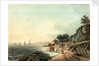 View of the Castle & bathing place at Cowes by J Hassell