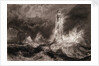 Bell Rock light house during a storm from the North East by Joseph Mallord William Turner