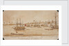 The Anchorage off the Town of Bonny river sixteen miles from the Entrance by P.M. G.