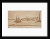 The Anchorage off the Town of Bonny river sixteen miles from the Entrance by P.M. G.