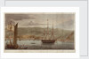 View of the harbour and town of Valparaiso by J. Searle
