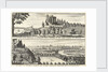 A view of the Observatory in Greenwich Park...[and] A view of Deptford and London taken from Flamsteed Hill in Greenwich Park by E. Kinhall