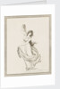 Emma, Lady Hamilton, in a classical pose, dancing and poised on her right foot by Frederick Rehberg