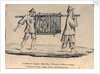 Lieutenant Douglas, Royal Navy, Prisoner of War in China. P Anstruther fecit. Ningpo Prison, 12th December 1840 by P. Anstruther