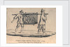 Lieutenant Douglas, Royal Navy, Prisoner of War in China. P Anstruther fecit. Ningpo Prison, 12th December 1840 by P. Anstruther