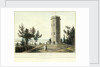 Nelson's Tower, Forres by William Daniell