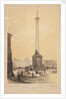 Lord Nelson's monument in Trafalgar Square by Thomas Coleman Dibdin