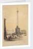Lord Nelson's monument in Trafalgar Square by Thomas Coleman Dibdin