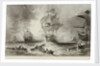 The Battle of the Nile, 1798 by George Arnald