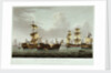 Lord Hotham's Action, 14 March 1795 by Thomas Whitcombe