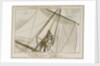 Midshipman Blockhead, Mr B mastheaded or enjoying the fresh air for the 304th time by George Cruikshank