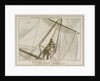 Midshipman Blockhead, Mr B mastheaded or enjoying the fresh air for the 304th time by George Cruikshank