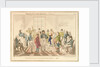 Midshipman Blockhead, Waiting room at the Admiralty by George Cruikshank