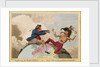 Fighting for the Dunghill, or, Jack Tar Setting Buonaparte by James Gillray