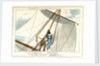 Midshipman Blockhead, Mr B, mastheaded or enjoying the fresh air for the 304th time by George Cruikshank