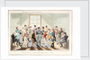 Midshipman Blockhead, waiting room at the Admiralty by George Cruikshank