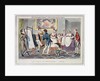 Midshipman Blockhead, Mr B Promoted to Lieut & first putting on his uniform by George Cruikshank