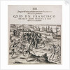 Sir Francis Drake at the River Plate, 11 December 1578 by Baptista Doetechum