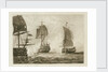 Le Tonnant Commande par Desherbiers de l'Etanduere au Combat du 25 Octobre 1747 by Ferdinand Victor Perrot