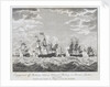 Engagement off Martinico between Admiral Rodney & Monsieur Guichen April 18, 1780 by James MacGowan