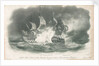 Night action between the 'Leander' 50 guns, and a French three-decker by Nicholas Pocock