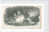 Night action between the 'Leander' 50 guns, and a French three-decker by Nicholas Pocock