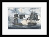 The 'Antilope Packet' beating off 'Le Atalante' a French privateer in the West Indies by William Elmes