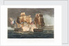 Capture of 'La Gloire', 10 April 1795 by Thomas Whitcombe