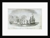 The 'Aristocrat' armed lugger engaging a French flotilla by John Thomas Serres