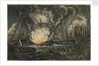 Dreadful Explosion of the Amphion frigate by Unknown