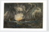 Dreadful Explosion of the Amphion frigate by Unknown