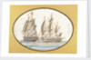 Capture of 'La Sensible' by the frigate 'by the Sea Horse', 27 June 1798 by R. W.