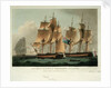 Capture of the 'Furie' & 'Waakzamheid' 23 October 1798 by Thomas Whitcombe