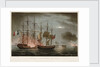 Capture of 'La Desiree',  7 July 1800 by Thomas Whitcombe