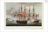 Capture of 'La Chiffonne', 19 August 1801 by Thomas Whitcombe