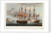 Capture of 'La Chiffonne', 19 August 1801 by Thomas Whitcombe
