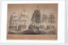Belleisle' fifteen minutes past noon, October 21 1805, 'Fougeux', 'Belleisle', 'Indomptable', 'Santa Ana' and 'Royal Sovereign by William John Huggins