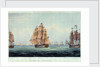 Battle of Trafalgar: 'Euryalus', 'Victory', 'Royal Sovereign' and 'Temeraire' by Thomas Whitcombe