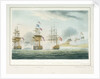 Capture of the 'Pomona' by Anson & Arethusa off Havannah, 23 August 1806 by Thomas Whitcombe