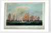 Theseus' leading the squadron near the Isle of Grouaisto face the Brest fleet, 24 February 1809 by J. Beresford