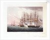 Destruction of the French fleet in Basque Roads, 12 April 1809 by Thomas Whitcombe