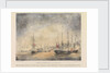Combat du Grand Port (le 23 Aout 1810) Defaite de l'escadre Anglae par la Divn France compe de la Bellone comdt Duperrey, la Minerve commdt Pre Bouvet, le Ceylan capne Moulac, le Victor capne Moisson by A.J.M. Bazin