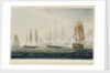 The 'Northumberland' engaging two French frigates, 22 May 1812 by Thomas Whitcombe