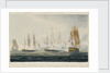 The 'Northumberland' engaging two French frigates, 22 May 1812 by Thomas Whitcombe