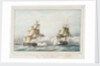Combat soutenu le 23 Aout 1812 par la Fregate le President des Etats-Unis d' Amerique, et la Fregate Anglais le Belvedere by de Anger