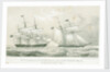 Battle between the schooner 'Rossie' and the 'Princess Amelia', 16 September 1812 by A. Weingartner