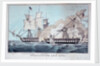Battle between the 'Constitution' and 'Java', 29 December 1812 by N. Currier