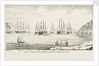Malta harbour with Admiral Dundas's squadron, May 1853 by G. Muir